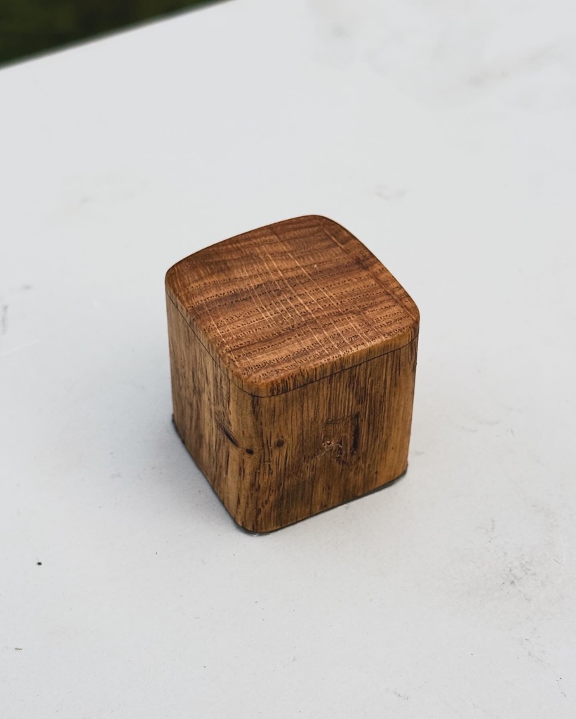 Square Apple Wood Magnetic Knife Holder
