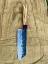 Nitro-B Steel Chef’s Knife with a pear & purple heart handle
