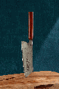 80CrV2 core and 15n20 Cladding Chef’s Knife with a Pao Rosa Handle