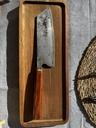 80CrV2 core and 15n20 Cladding Chef’s Knife with a Pao Rosa Handle