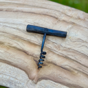 Hand-Forged Corkscrew with Hex Handle