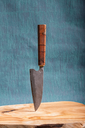 San Mai Chef's Knife with Spalted Birch Handle