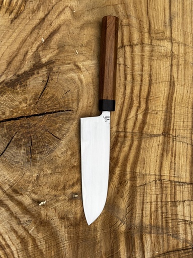 80CrV2 Santoku with a Teak Handle
