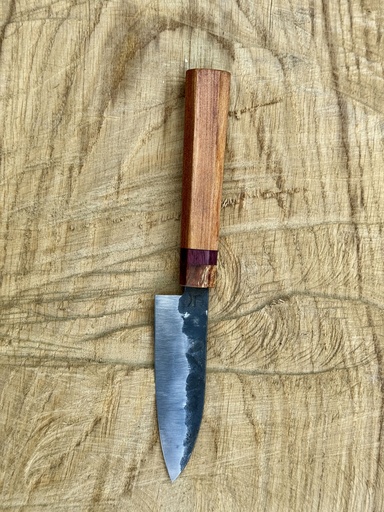 Nitro-B Steel Petty Knife With Teak, Purple Heart & Pear Handle